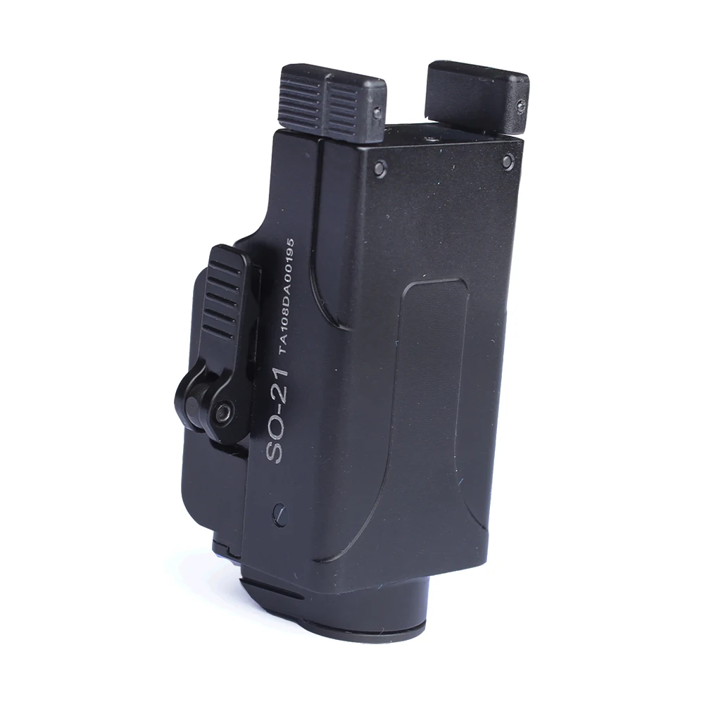Pistola de Luz Ferroviário com Cabo Tocha para 20mm Spina Mini Lumens Rápida Destacam Arma Lanterna Led Tático Usb 500 qd 12 High Quality Esporte e Lazer