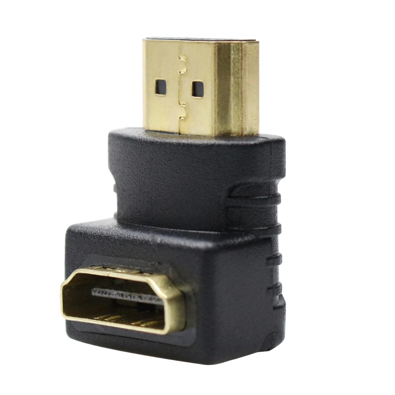 HDMI Кабельные адаптеры-конвертеры 270/90 градусов HDMI штекер HDMI Женский для 1080P HDTV кабель адаптер конвертер удлинитель