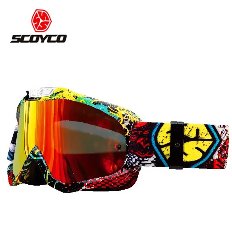 SCOYCO G04 Ski Snowboard Snowmobile Goggles Motorcycle Motocross Racing