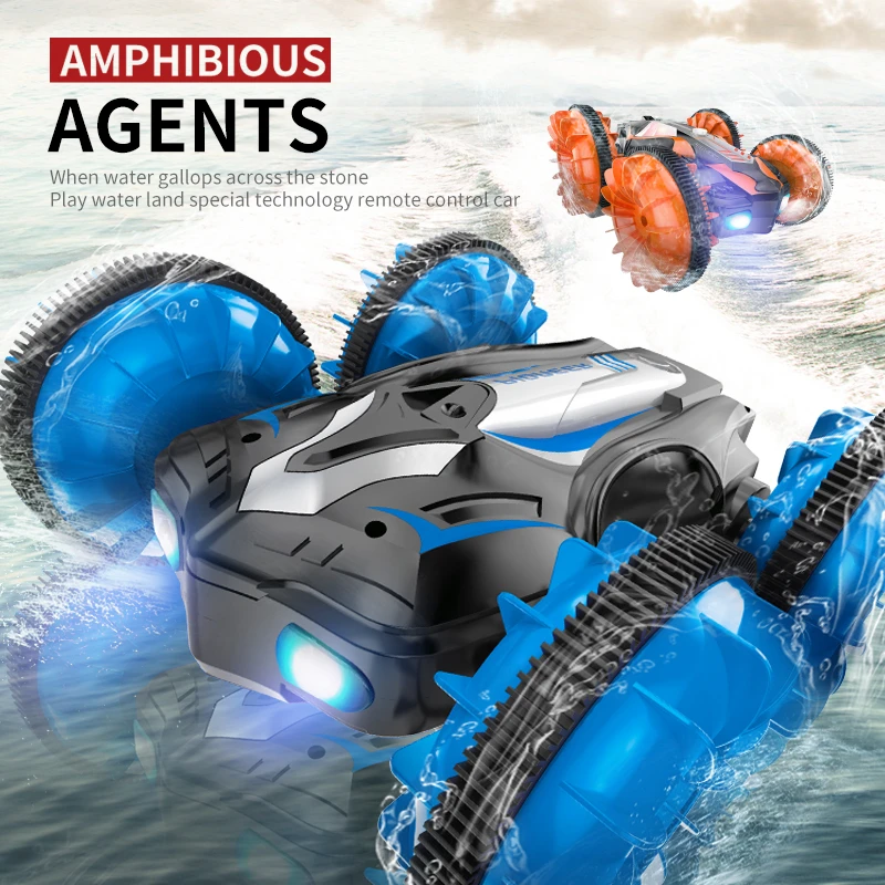 rc car on water