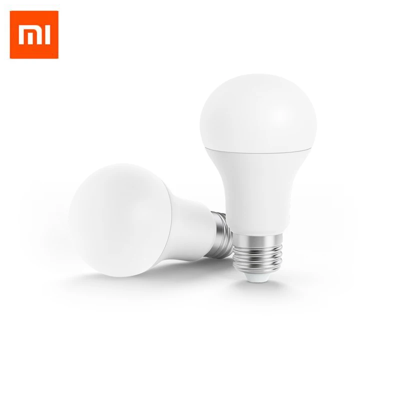 

2018 Original Xiaomi MiJia Smart LED Light Bulb adjustment of brightness and color temperature Standard E27 Bulb 6.5W 0.1A lamp