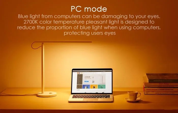 Xiaomi Mijia, умный светодиодный настольный светильник, настольная лампа, английская версия, Настольный светильник, приложение для смартфона, пульт дистанционного управления, с Redmi 4, светильник ing Mode