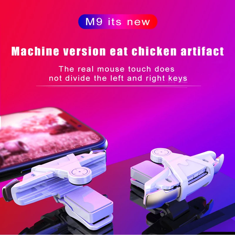 

Metal Smart Phone Mobile Gaming Trigger For PUBG Mobile Game Controller Fire Button Aim Key L1 R1 Gamepad For IPhone Android
