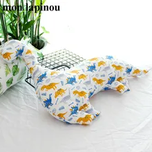 Mon Lapinou стильная футболка с изображением персонажей видеоигр динозавр подушка из хлопка с эффектом памяти мягкие мягкий динозавр Форма подушка для малышей и детей постарше подушки игрушки для детей