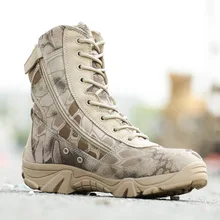 Militärische Taktische Kampf Wasserdichte Stiefel Armee Männer Knöchel Desert Boots Herbst Winter Travel Wandern Outdoor Kletterschuhe
