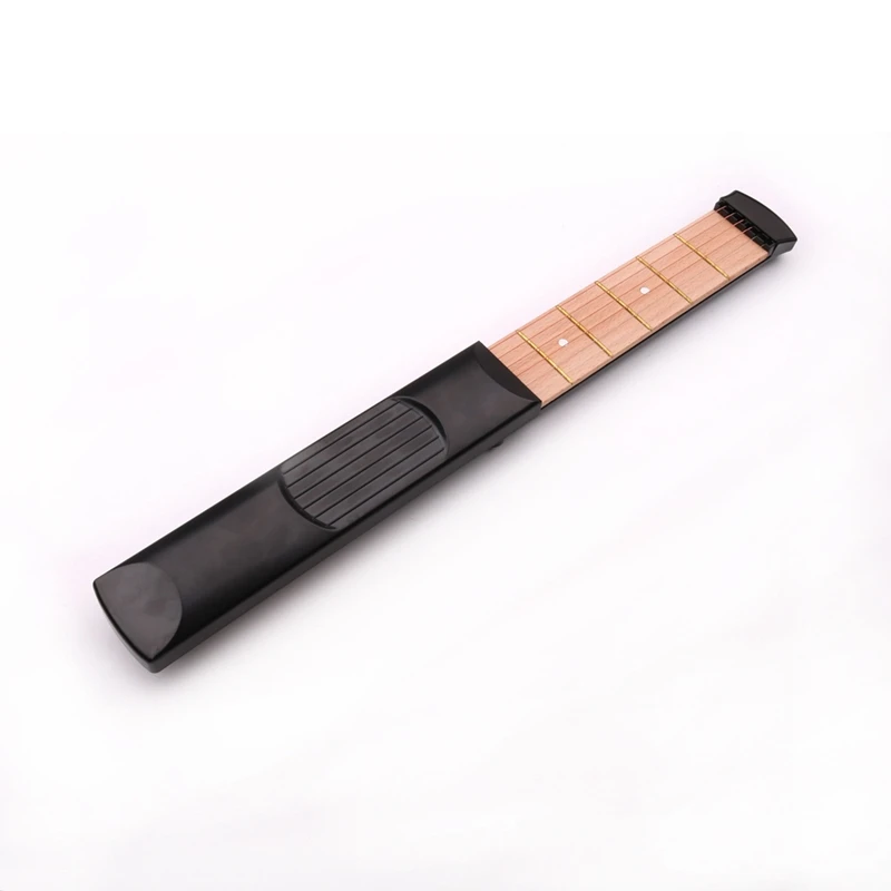 

ABGZ-Portable Pocket Guitar 6 Strings Model and Finger Trainer Strings Guitar Trainer Tool for Beginners