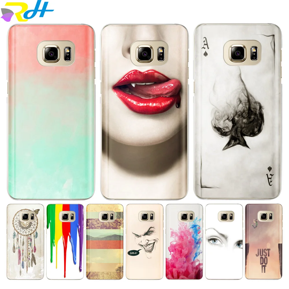 

Soft TPU Cover for Samsung Galaxy S10 Plus Coque Etui The interesting for Samsung S6 Edge S7 Edge S8 Plus S9 Plus S10e Case