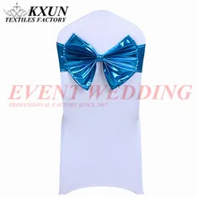 Дизайн с бронзовым покрытием лайкра лента спандекс Декор-покрытие с бабочкой бант свадебные украшения для праздника отеля