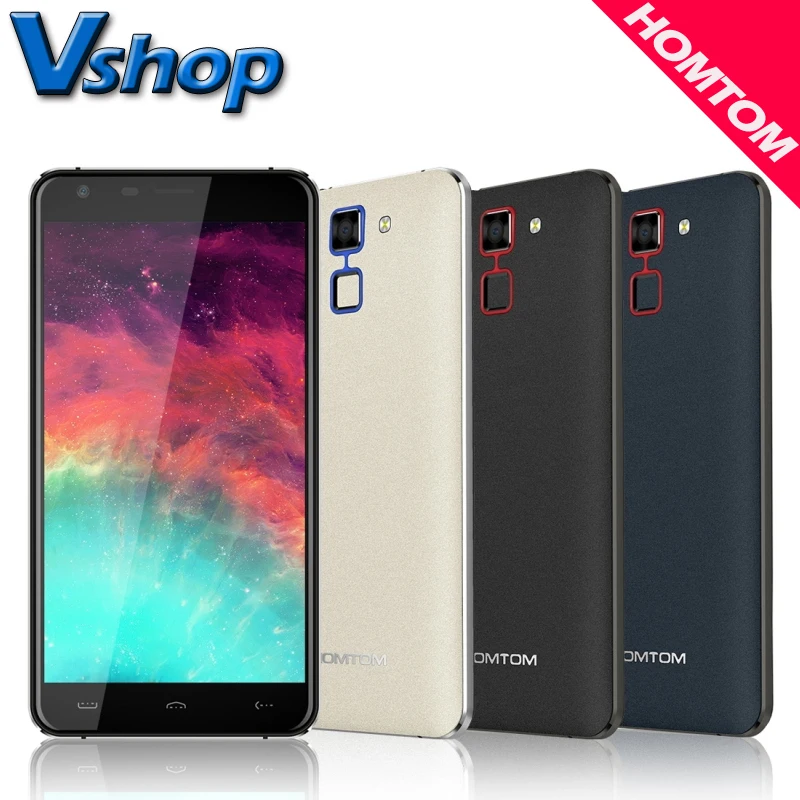 Original Homtom HT30 3G Mobile Phones Android 6.0 8GB ROM 1GB RAM Quad Core 720P 13.0MP Camera Dual SIM 5.5 inch Cell Phone