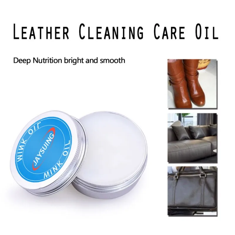 

50 ml Leather Craft Mink Oil For Leather Maintenance Shoes Care Cream Leathercraft Varnish Accessories