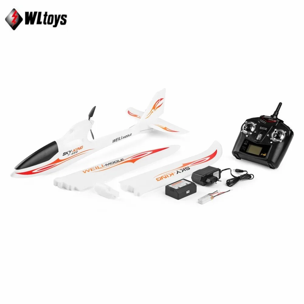 WLtoys F959 2,4G Радиоуправление 3 канала RC самолет фиксированное крыло RTF небо-король самолет уличный Дрон игрушка складной пропеллер tz