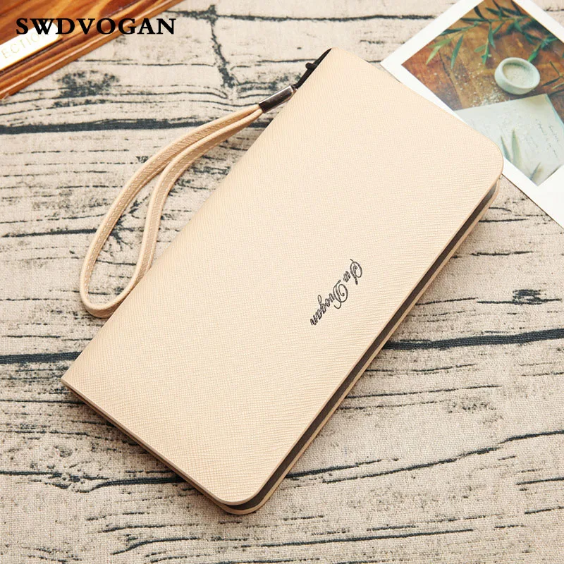 Male Wallet For Men Purse Cell Phone Pocket Xiaomi Redmi Note 4X Fashion Men Wallets Clutch