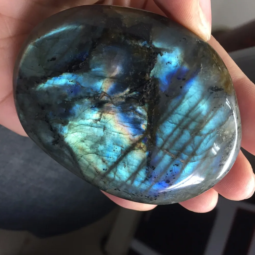 

Unmatched Natural Labradorite Stones 202g Labrador Feldspa Golden Labrador Moonstone Hecatolite Mineral Specimen LB496