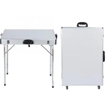 

Packaging Portable Aluminum Box Suitcase Jewelry Accessory Display Storage Case with Wheels High Quality High Stand No Stand Box