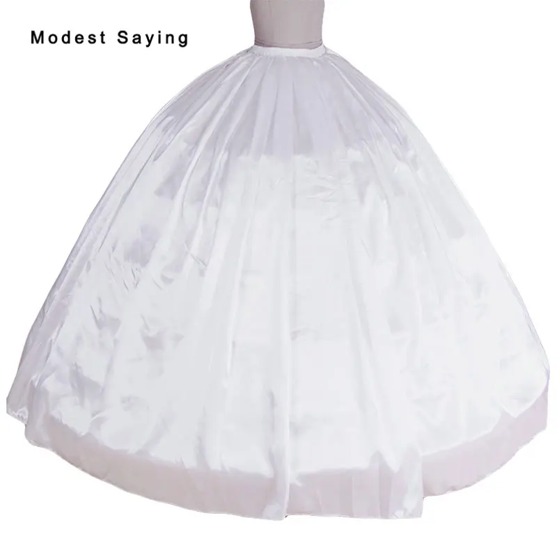 

High Quality 6 Hoops Petticoat Underskirt For Super Big Ball Gown Wedding Dresses 2018 Bridal Gowns Accessory Crinoline In Stock