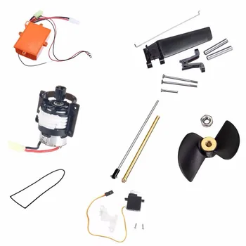 

F15718-A Feilun Ft009 Kit Steering Rudder Assembly + Cooling System + Receiver Plate Drive Assembly Cartridge Assembly