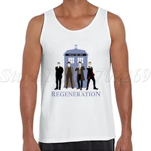 Доктор Кто Мода Дизайн регенерация мужские майки с винтажным принтом мужской Жилет Хипстер забавные классные singlets
