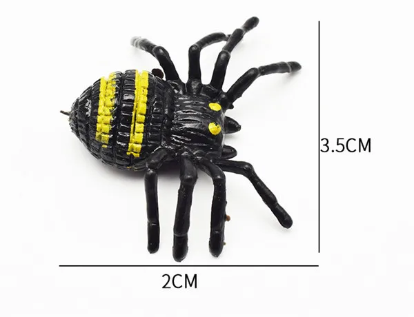 10 шт. ПВХ искусственная имитация пластиковые жуки поддельные пауки для Хэллоуина вечерние сувениры украшения Новинка и кляп игрушки - Цвет: style 1