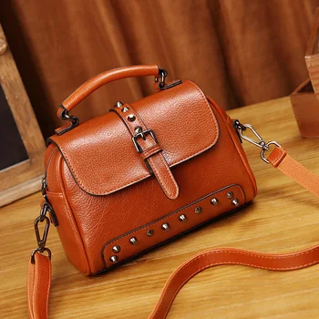 

Casual Genuine Leather Bags For Women 2018 Shoulder Chain Bags Luxury Brand Patent Handbags Women Bags Messenger Designer N261