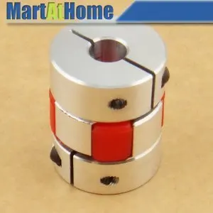 

CNC Flexible Plum Coupling Jaw Shaft Coupler 5mm X 5mm for Motor/Ballscrew Free Shipping #SM260 @CF