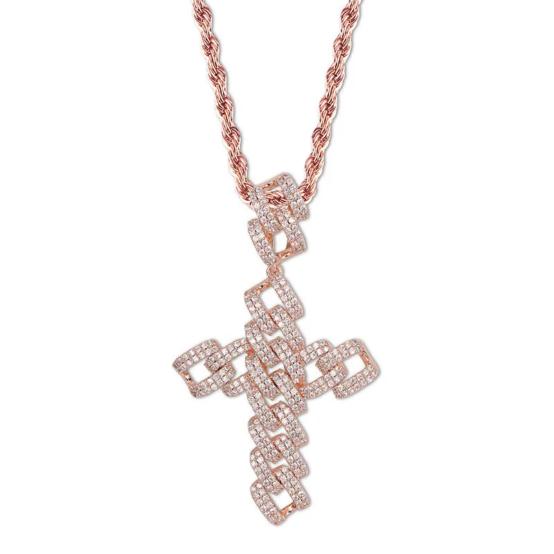hip hop cross necklace12