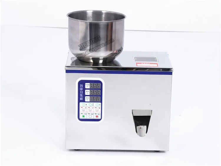 JIEDING Granule Filling Machine 50g Tea Filling Automatic Weighing Machine Nut Coffee Bean Packing Machine for small business (4)
