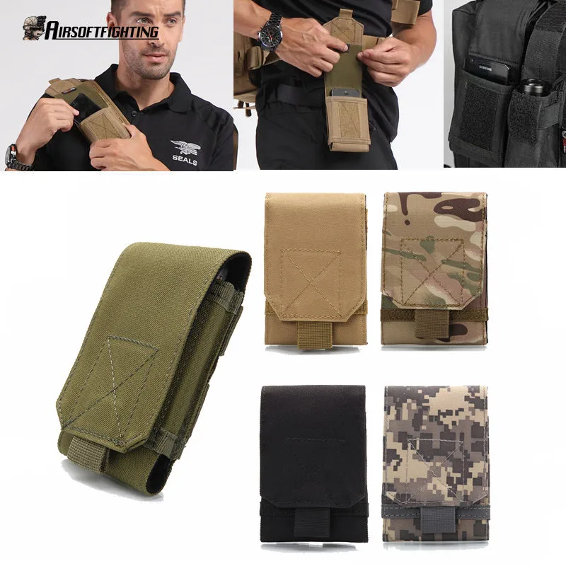 Тактический MOLLE талии сумка 4.5 "-6" смартфон кобура Чехол утилита EDC аксессуар Сумка для инструментов пакет с поясом петля