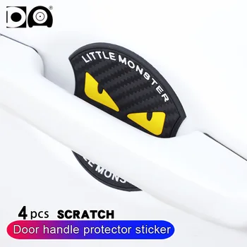 

Car door handle bowl protector decorative sticker Scratch resistant 4pcs/lot fit for Honda accord pilot jazz civic hrv crv fit