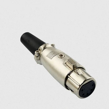 

10PCS Newest Arrive Female 5 Pin XLR Jack Plug Microphone MIC Audio Connector