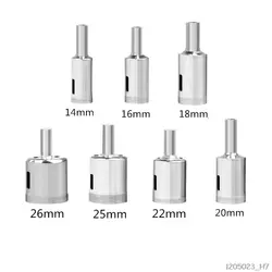 5 шт. Алмазный алмаз сверло инструмент для керамического фарфора стекло мрамор 14-26 мм