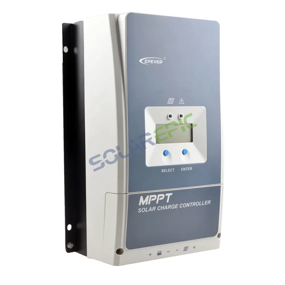  50A Epever MPPT Solar Charge Controller 50A 12V/24V/36V/48VDC Auto Tracer AN Battery Regulator Max 