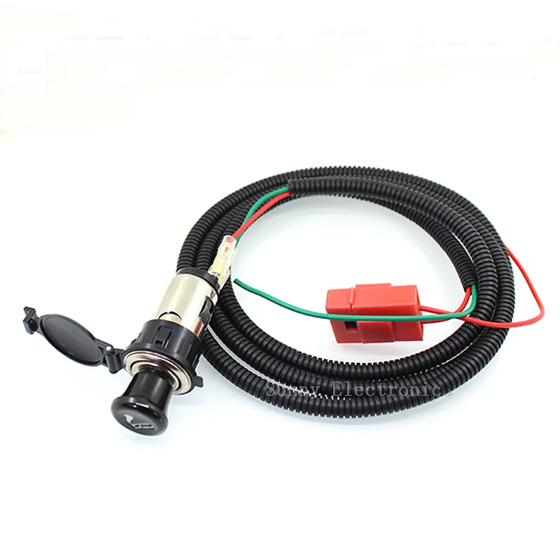 12V Auto Car Power Plug Socket Output 20mm Automatic Cigarette Lighter Ignition Replacement Plug & Socket Assembly