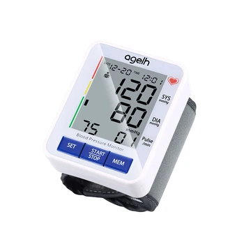 

Digital Automatic Wrist Blood Pressure Pulse Monitors Tonometer Tensiometro Portable Home Health Care Meters Sphygmomanometer
