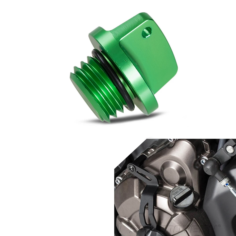 Наполнитель для масла NICECNC Green крышка Кавасаки ниндзи 650 1000 400 600 ER4N ER6F ER6N Z800 Z1000 Z650