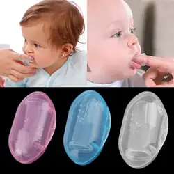 1 шт. детские мягкие силиконовые прорезыватели полезные здоровый младенческой палец зубная щётка для новорожденных зубочистка резиновая
