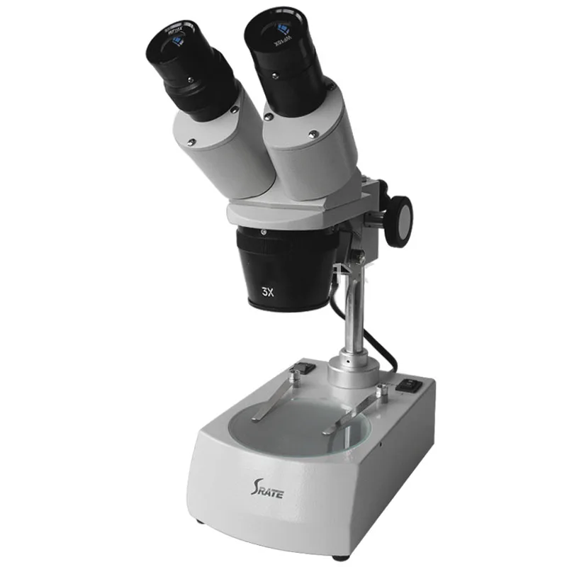 

10X 20x Binocular Industry Stereo Microscope with Top and Bottom Light