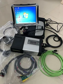 

Super MB Star C5 SD Connect with laptop cf19 Toughbook diagnostic PC with mb star c5 latest software 2020.3 hdd for sd c5