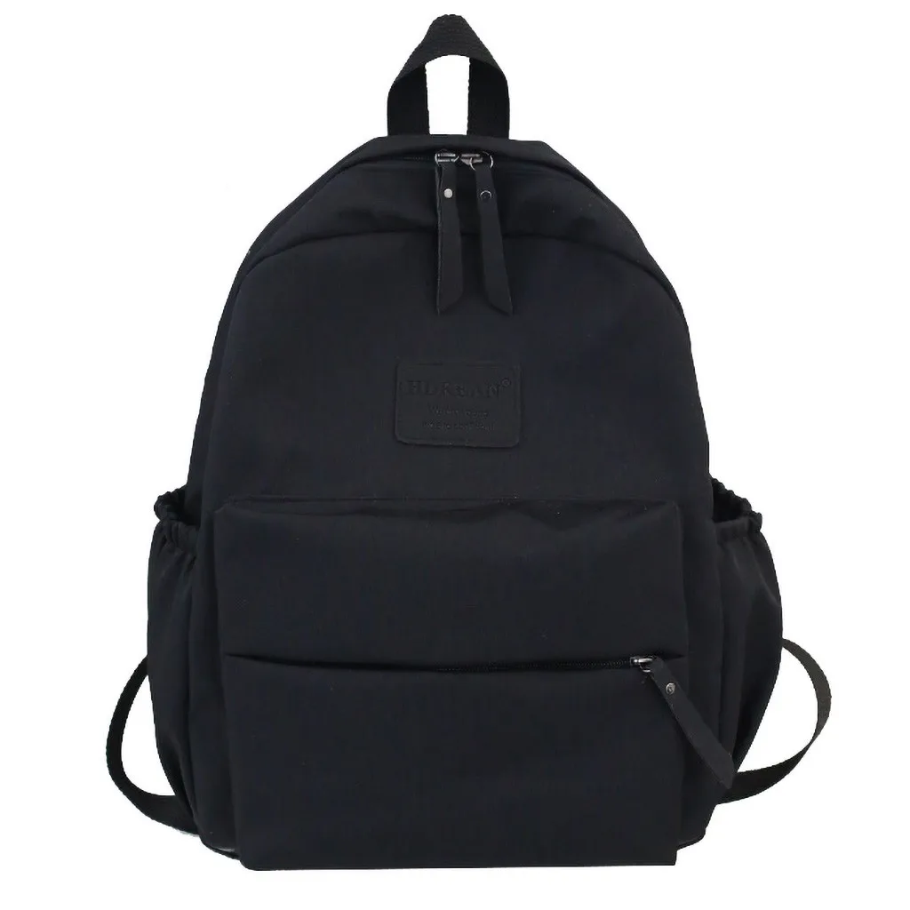 

Aelicy 2019 Backpacks Women School Backpack for Teenage Girls Female Large Capacity Solid Color Waterproof Nylon Casual Backpack