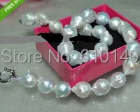 

002559 Huge Furrow Nucleated pearl Necklace
