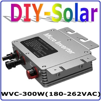 

300W Grid Tie Micro Inverter with 6-grade MPPT Function, 36VDC to AC180-260V or 80-160V Power Inverter, Waterproof IP67