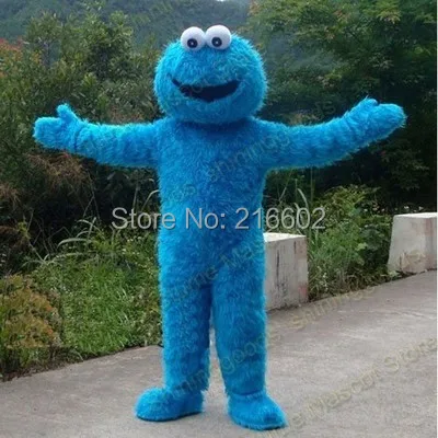 Կապույտ Cookie Monster թալիսման զգեստներ Fancy - Կարնավալային հագուստները - Լուսանկար 2