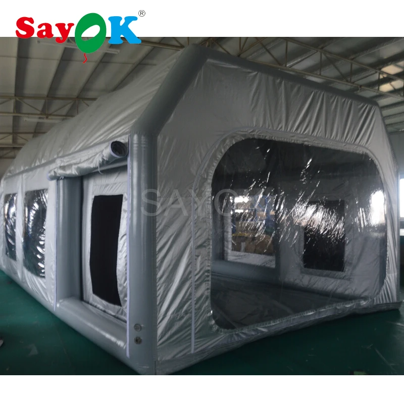 Outdoor Inflatable Paint Booth 7x4x2.8m Painting Car Tent