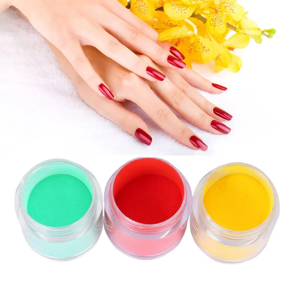 

10PCS Nail Sequins Flakes Pink Purple Mixed Size Multi-color Manicure Nail Art Decoration