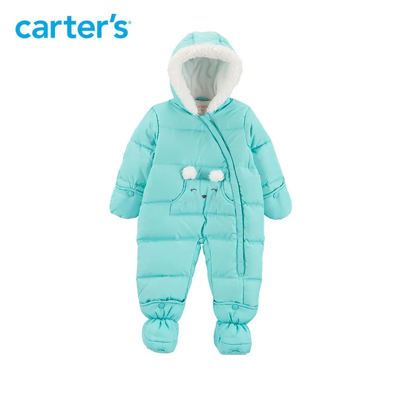 Carters зимние комбинезоны детские детский зимний костюм для девочек с длинным