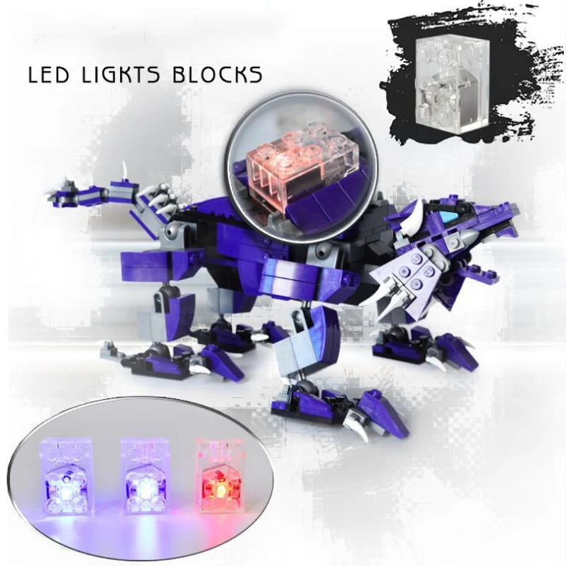 

LED Up Building Block Lighting Intellingence Construction DIY Children Toys