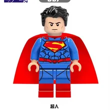 Haogaole 100 шт. XH667 Супергерои Marvel Супермен matman конструкторных блоков, Детские кубики лучший подарок DIY детские игрушки X0167