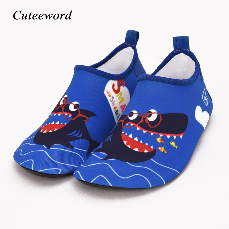 

Children Home Shoes Non-slip Cartoon Kids Beach Shoes for Toddler Girls Boys Swimming Shoes Barefoot Quick-drying Water Socks