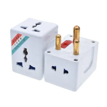 

Multifunctional Universal plug adapter convert to Big South Africa Round 3 pins 15A250V Type M electric travel socket adapter