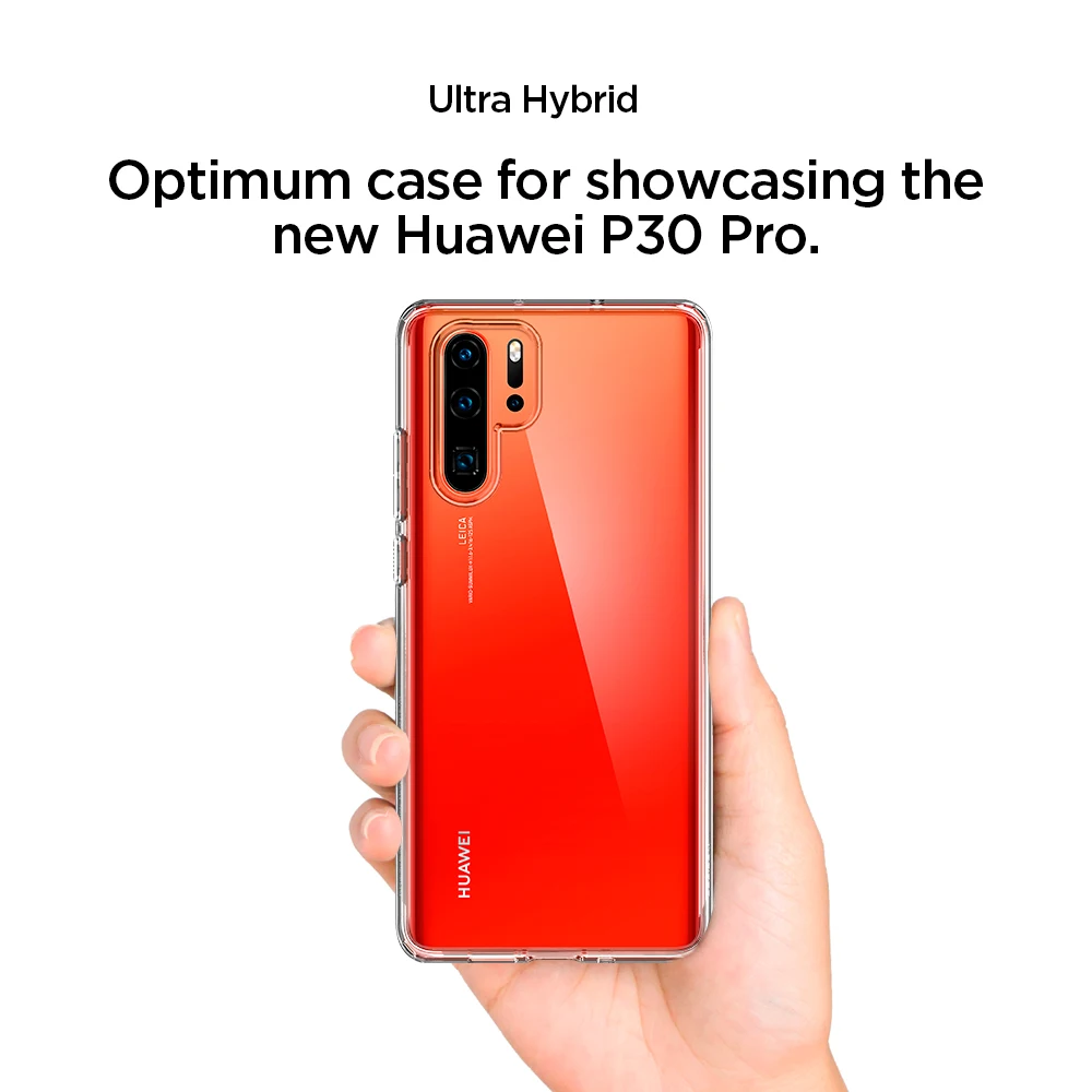 100% Original SPIGEN Huawei P30 Pro / P30 Case Ultra Hybrid Clear Hard Back Panel Flexible Bumper Hybrid Cases 100% Original SPIGEN Huawei P30 Pro / P30 Case Ultra Hybrid Clear Hard Back Panel Flexible Bumper Hybrid Cases