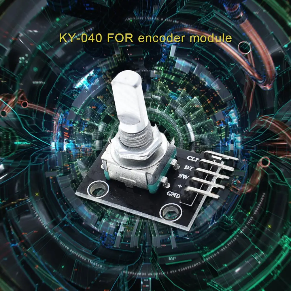 360 градусов Поворотный энкодер Модуль Ky-040 для модуля 5 В напряжение кодировщик модуль высокого качества